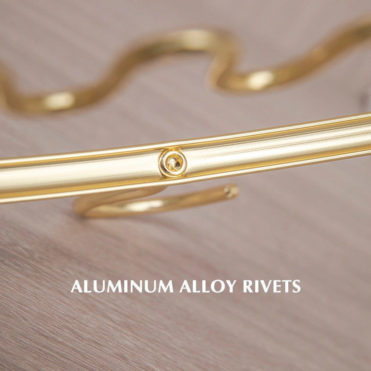 ChandeliersDecor.com-Drying Racks & Hangers-Aluminum Alloy Wave Shaped 5pcs Clothes Hanger