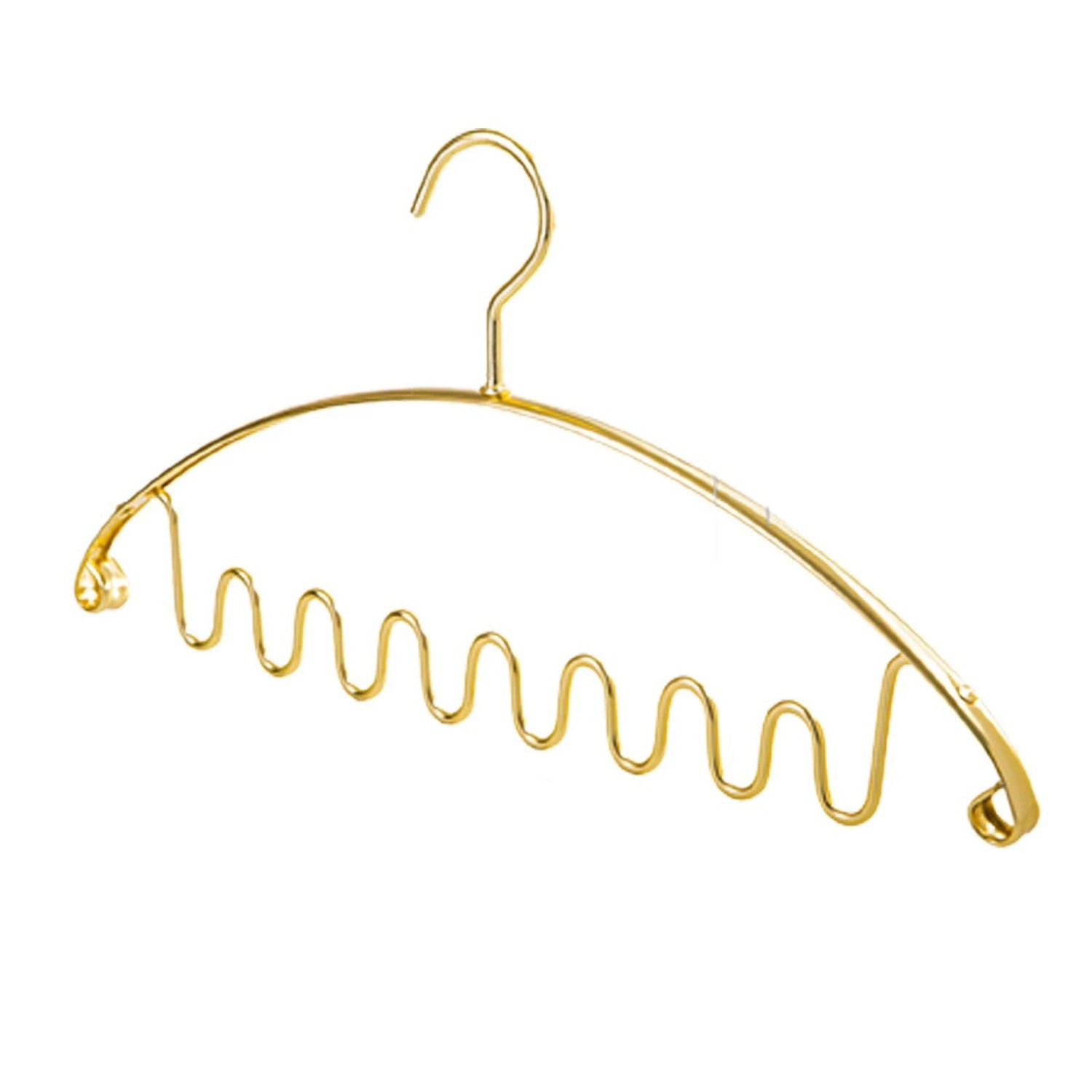 ChandeliersDecor.com-Drying Racks & Hangers-Aluminum Alloy Wave Shaped 5pcs Clothes Hanger