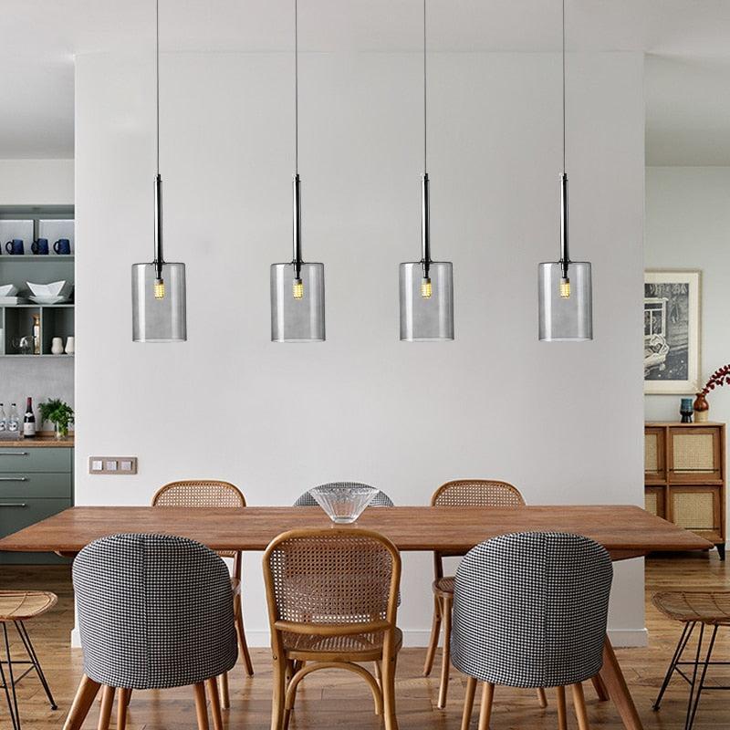ChandeliersDecor.com-Kitchen Island-Amp up Your Décor with Glass Pendant Hanging Lights
