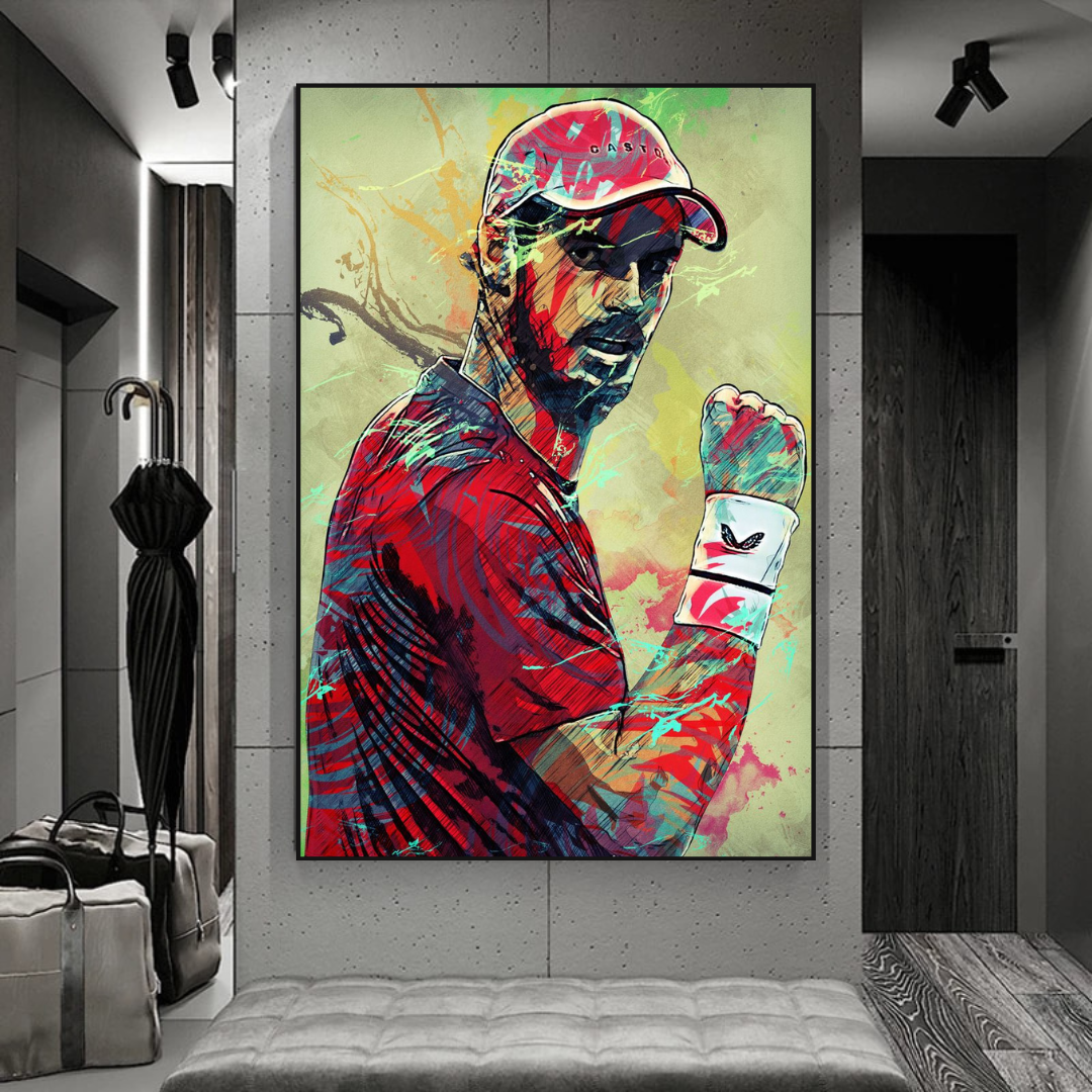 ChandeliersDecor.com-Wall Posters-Andy Murray Tennis Legend Canvas Wall Art - Sports Decor