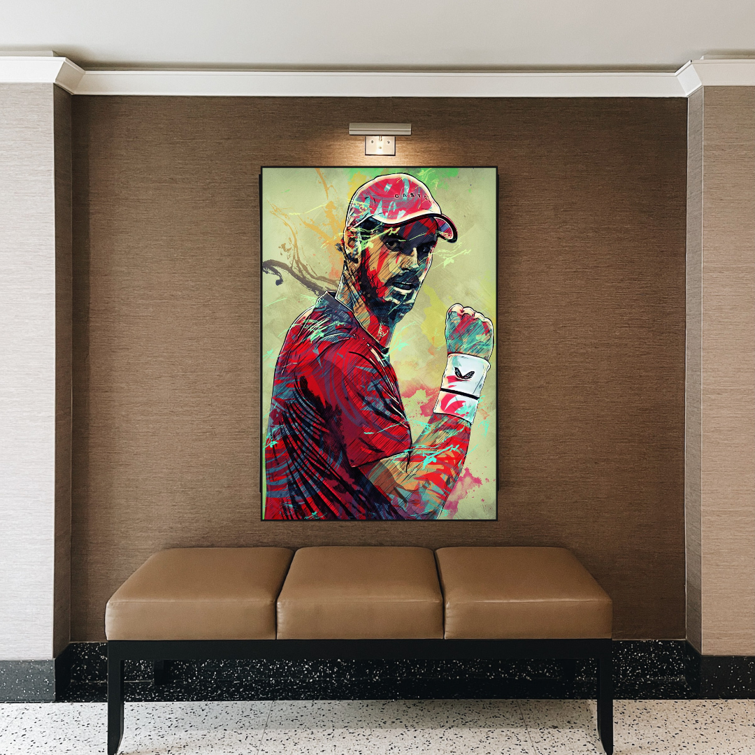 ChandeliersDecor.com-Wall Posters-Andy Murray Tennis Legend Canvas Wall Art - Sports Decor