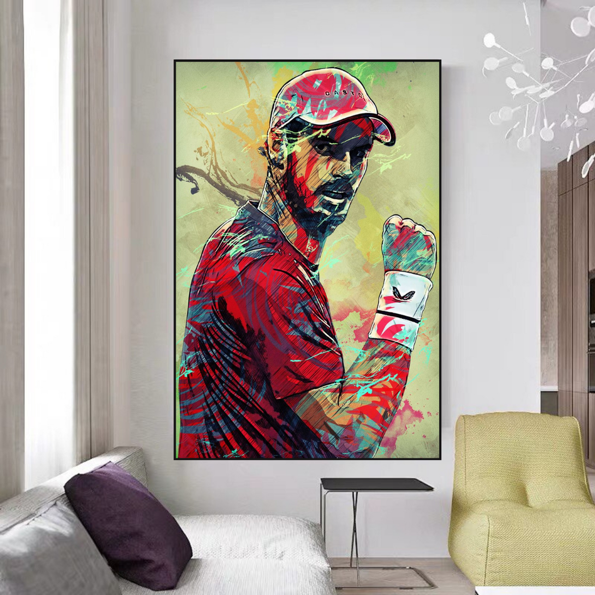 ChandeliersDecor.com-Wall Posters-Andy Murray Tennis Legend Canvas Wall Art - Sports Decor