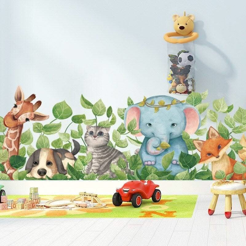 ChandeliersDecor.com-Home Decor Decals-Animal Wall Sticker for Kids Room - Nursery Decor