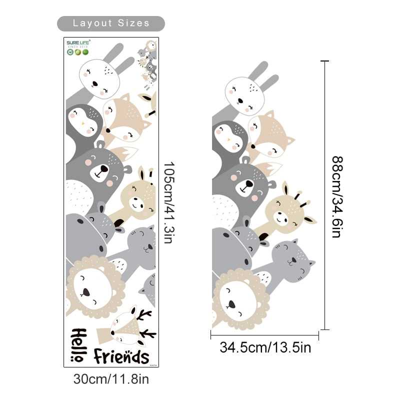 ChandeliersDecor.com-Home Decor Decals-Animals and Stars Wall Decal - Perfect for Kids Room