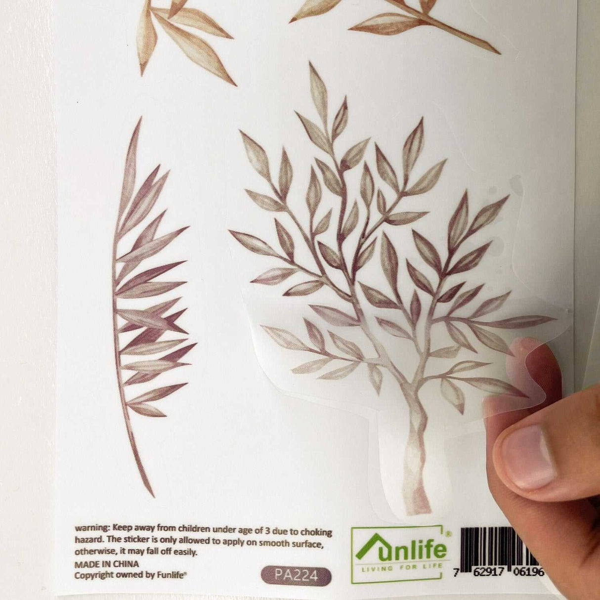 ChandeliersDecor.com-Kids Nursery Bohemian Wall Decals-Animals Boho Leaves Kids Wall Stickers - Creative Room Decor