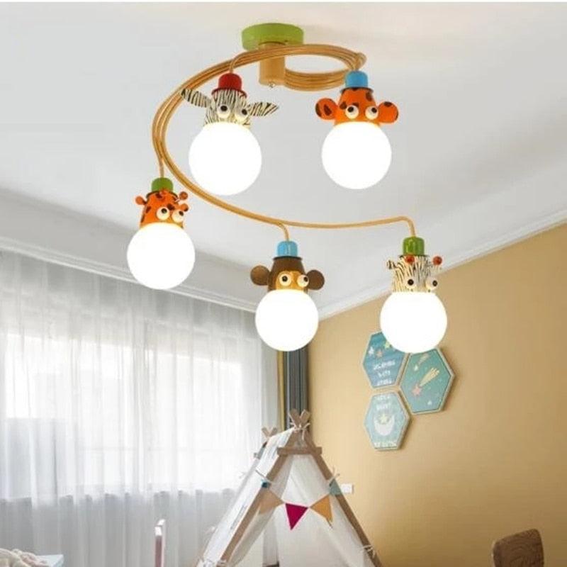 ChandeliersDecor.com-Kids Room Nursery Lighting-Animals LED Pendant Lamp For Kids Room
