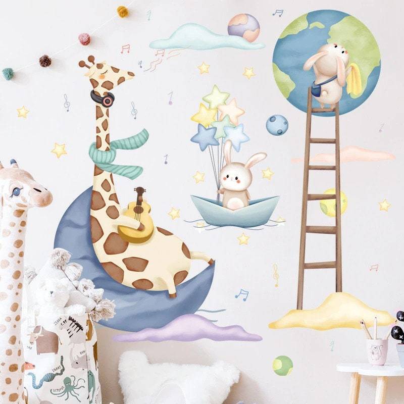 ChandeliersDecor.com-Home Decor Decals-Animals Party Wall Sticker