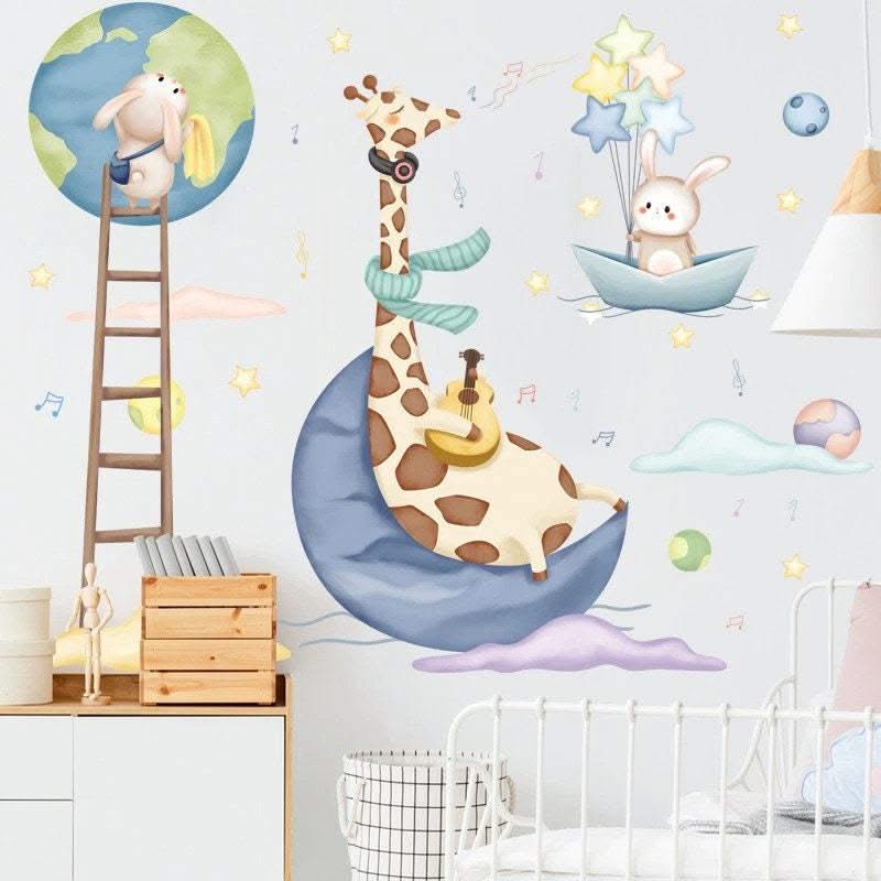 ChandeliersDecor.com-Home Decor Decals-Animals Party Wall Sticker