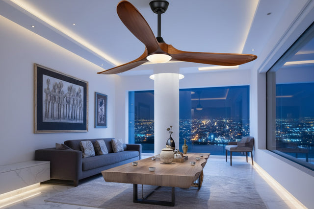 Antique Wooden Blades Large Fan: Elegance Meets Functionality-ChandeliersDecor.com