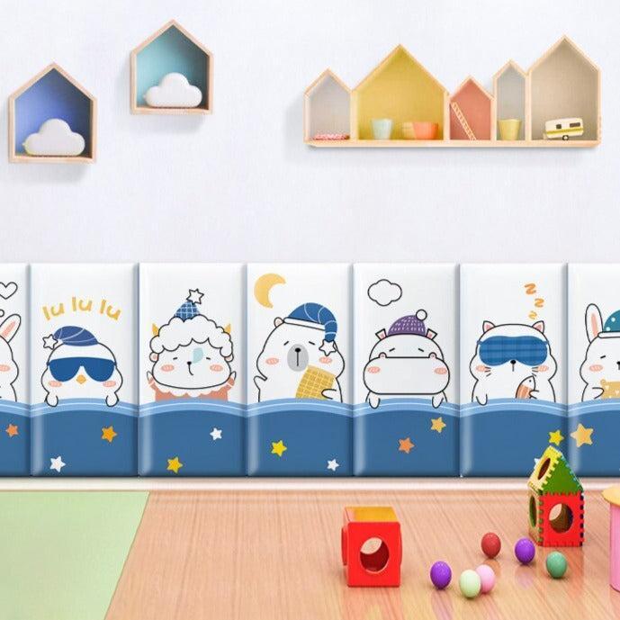 ChandeliersDecor.com-Padded Walls-Arctic Explorer Kids Wall Padded Safety Cushions Set