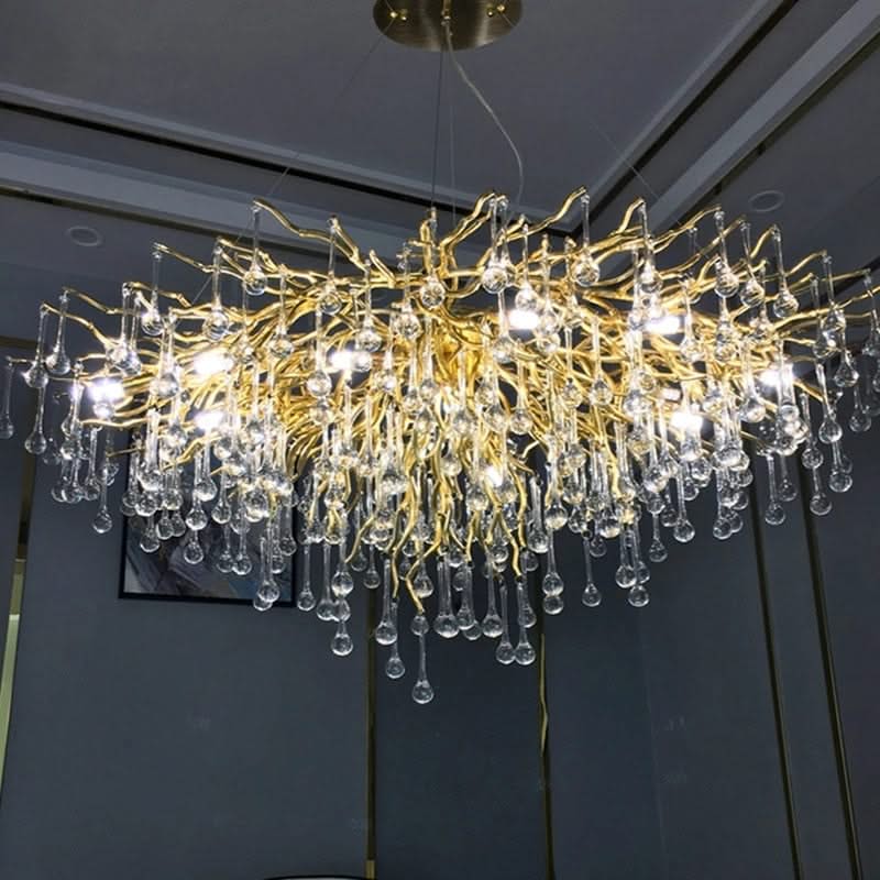 Artpad Rectangular Crystal Chandelier-ChandeliersDecor.com