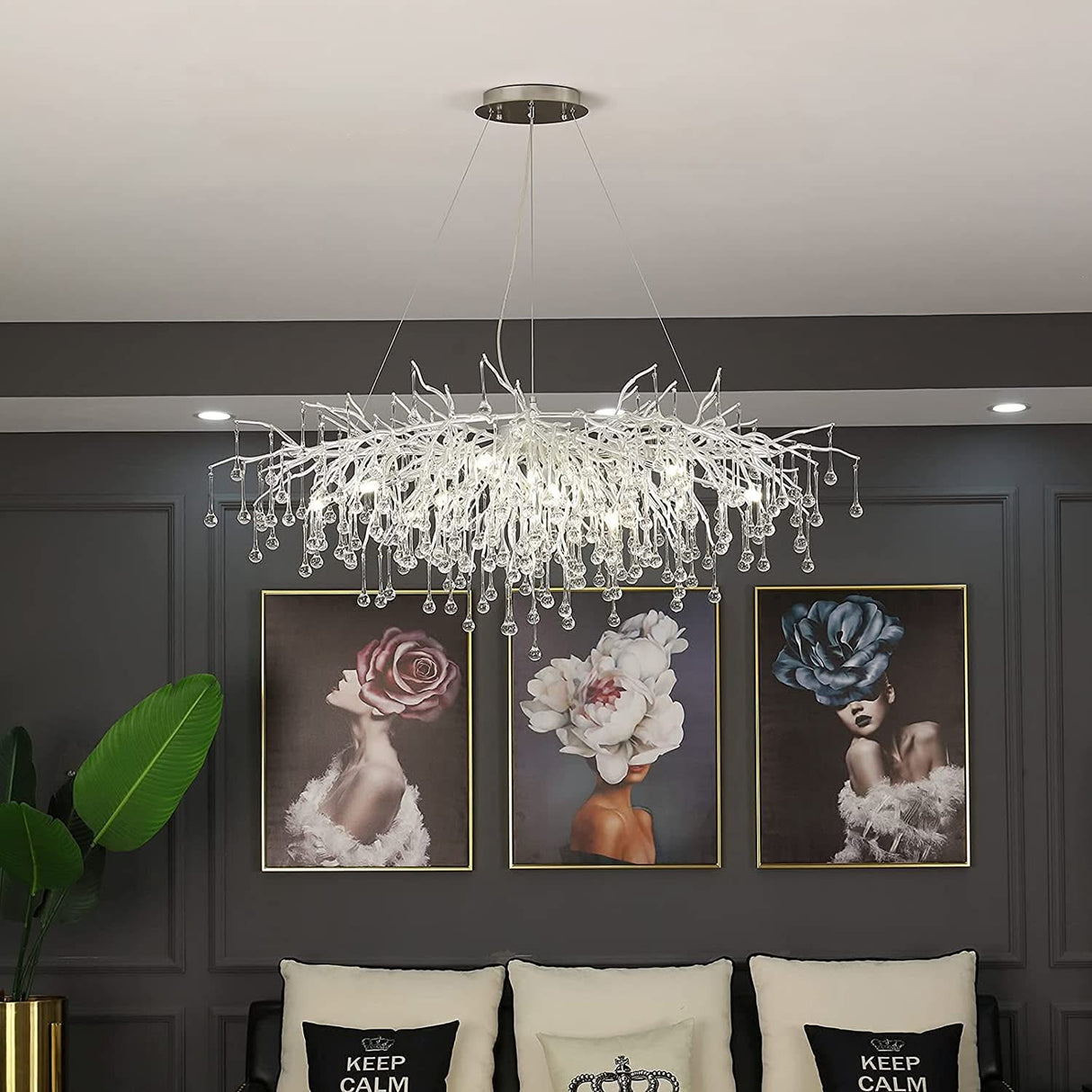 Artpad Rectangular Crystal Chandelier-ChandeliersDecor.com