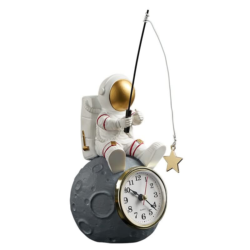ChandeliersDecor.com-Wall Clocks-Astronaut Bedside Clock - Ideal for Kids Room