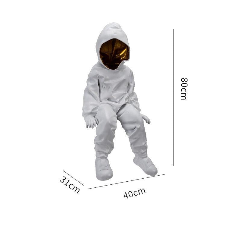 ChandeliersDecor.com-Kids Statues-Astronaut Direct from Space in Kitchen Statue