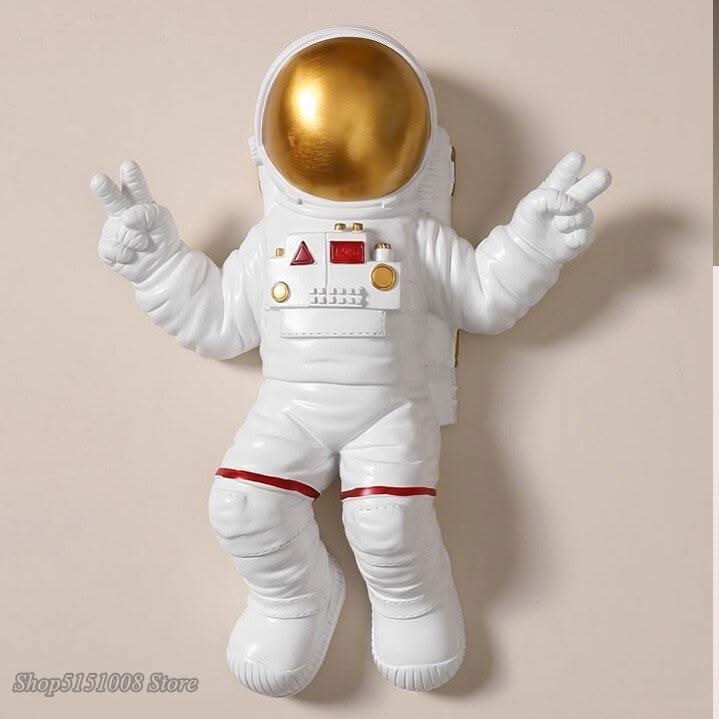 ChandeliersDecor.com-Kids Room Nursery Lighting-Astronaut on Moon Wall Light: Illuminate with Space