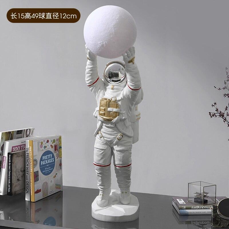 ChandeliersDecor.com-Kids Room Nursery Lighting-Astronaut Sculpture Statue Light: Unique, Decorative Piece