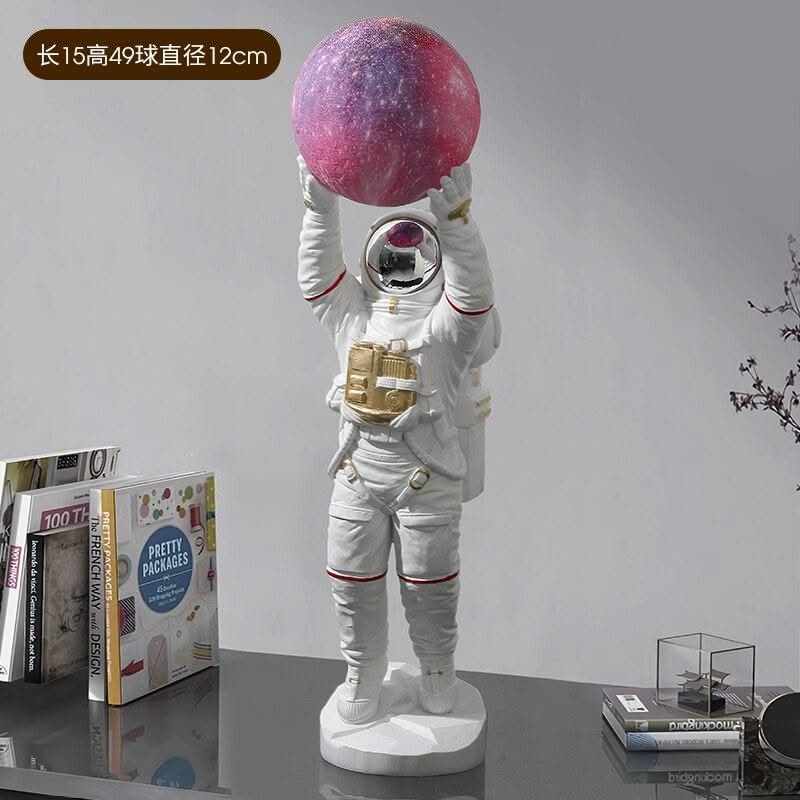 ChandeliersDecor.com-Kids Room Nursery Lighting-Astronaut Sculpture Statue Light: Unique, Decorative Piece