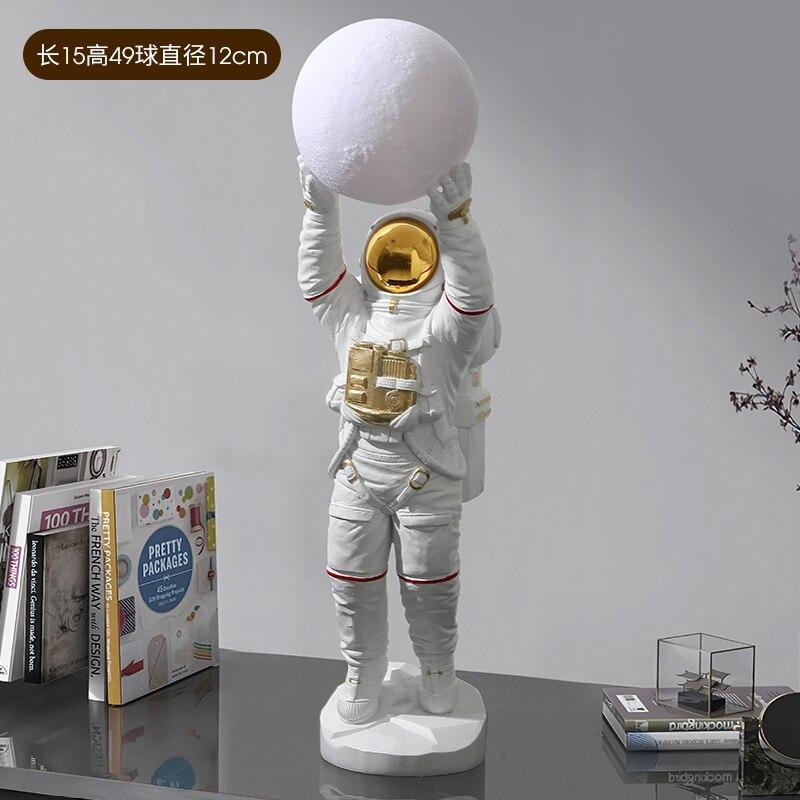 ChandeliersDecor.com-Kids Room Nursery Lighting-Astronaut Sculpture Statue Light: Unique, Decorative Piece