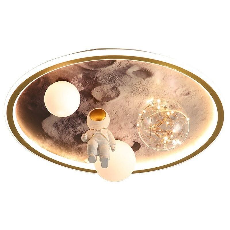 ChandeliersDecor.com-Kids Room Nursery Lighting-Astronauts Led Lights Chandelier Kids Room