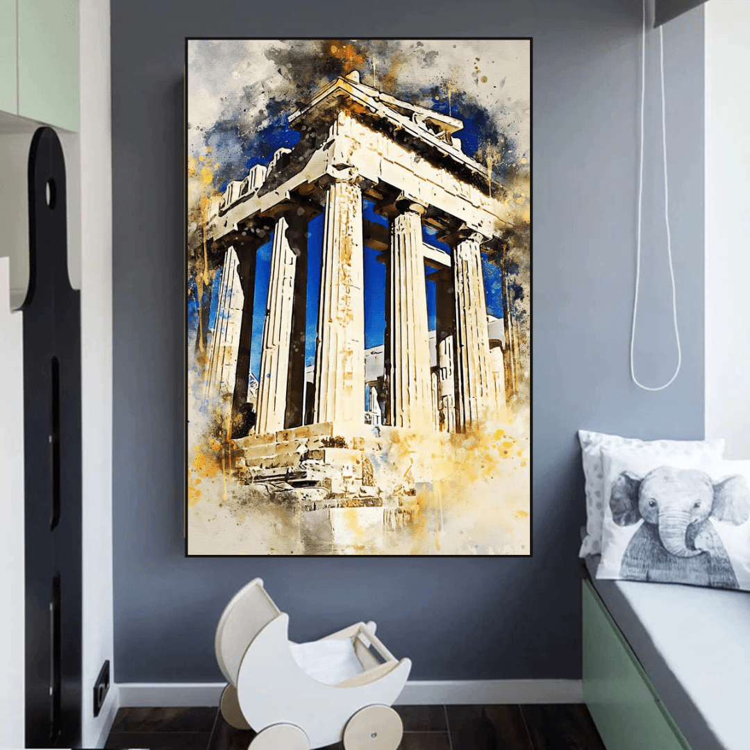 ChandeliersDecor.com-Wall Posters-Athens Parthenon Poster - Iconic Greek Beauty Exploration