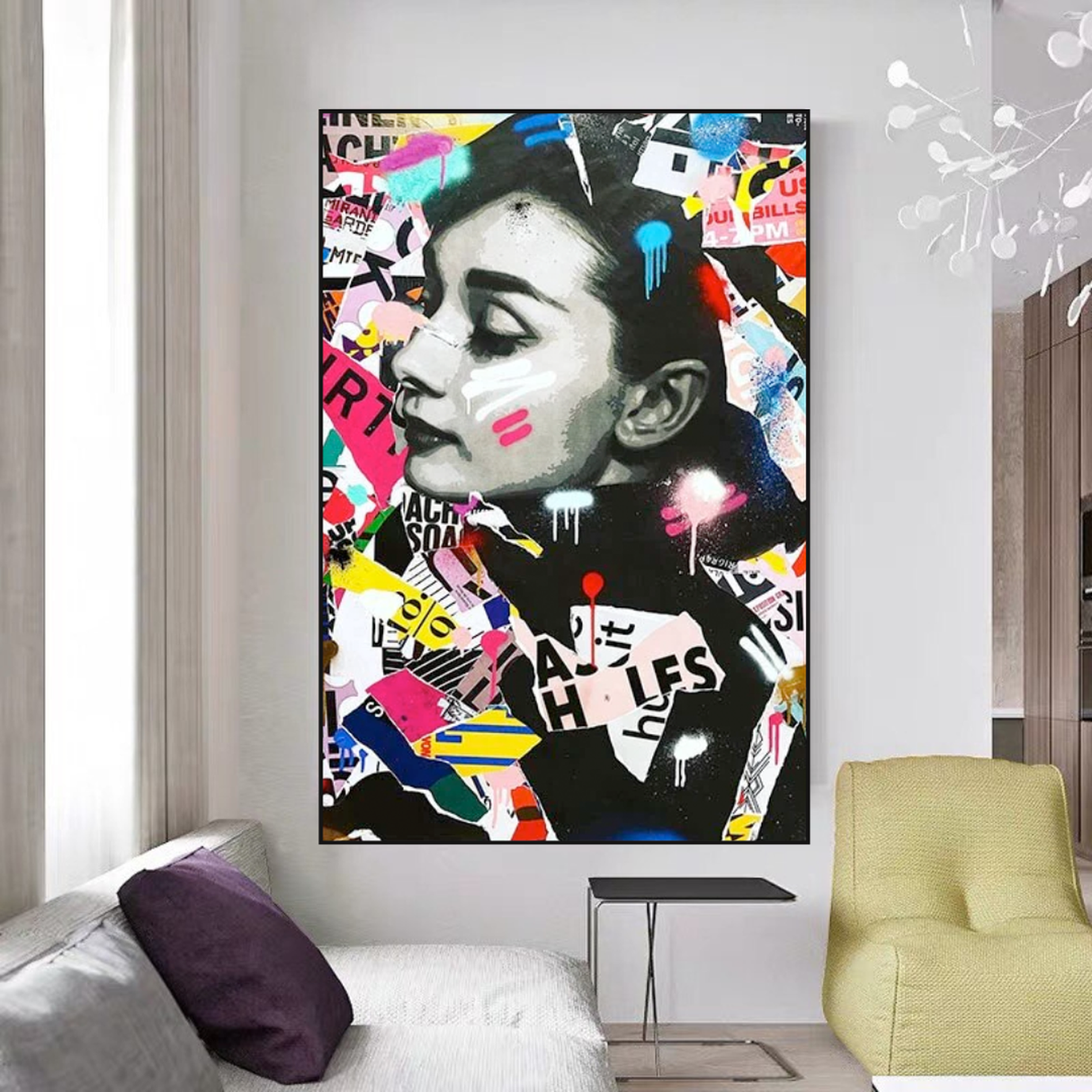 Audrey Hepburn Art - Timeless Masterpieces-ChandeliersDecor.com