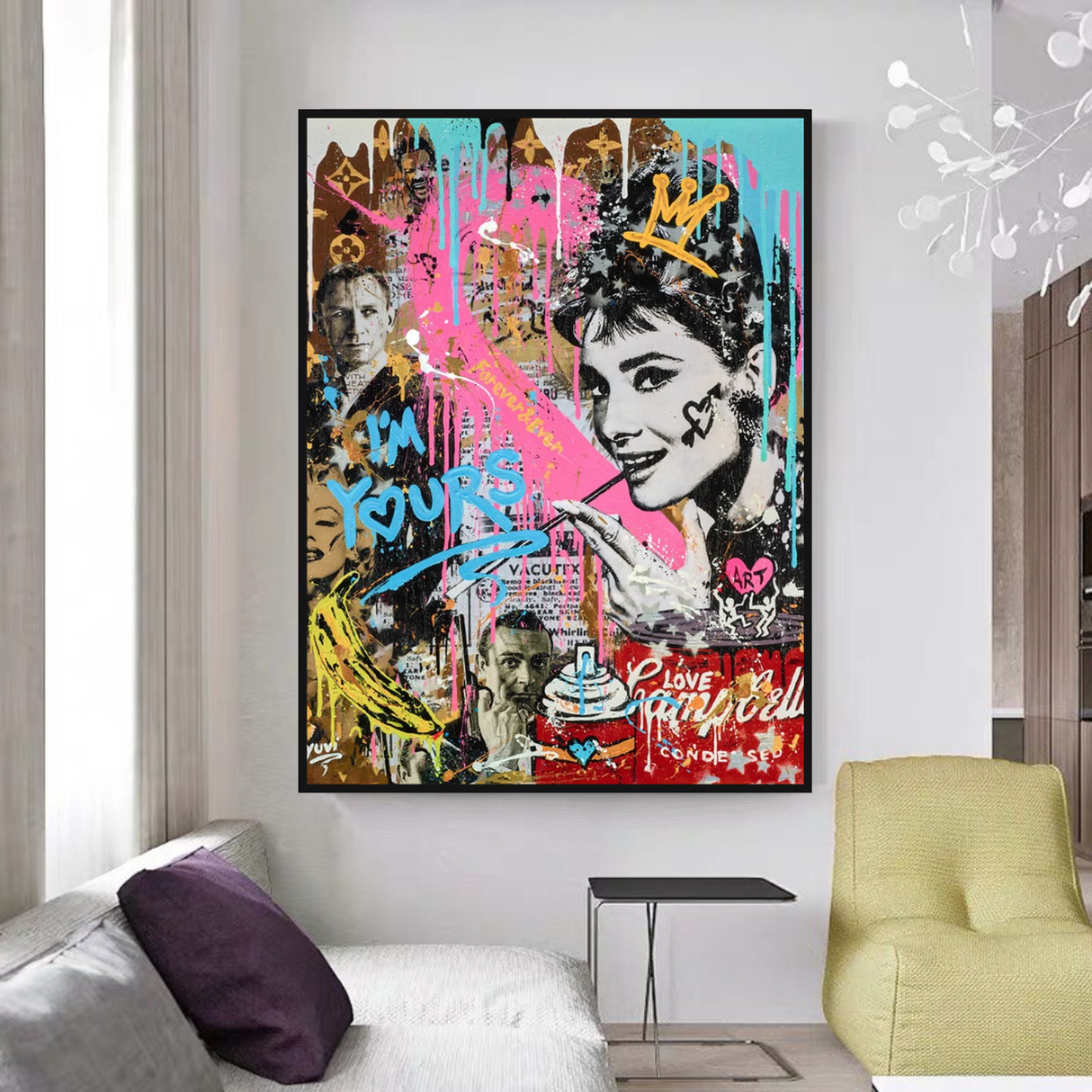 Audrey Hepburn Poster - Authentic Tribute Art-ChandeliersDecor.com