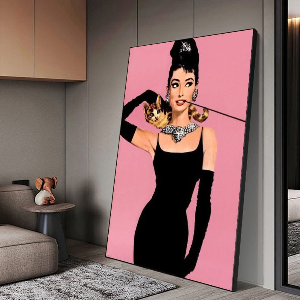 Audrey Hepburn Wall Art - Beauty Deserves a Spot-ChandeliersDecor.com