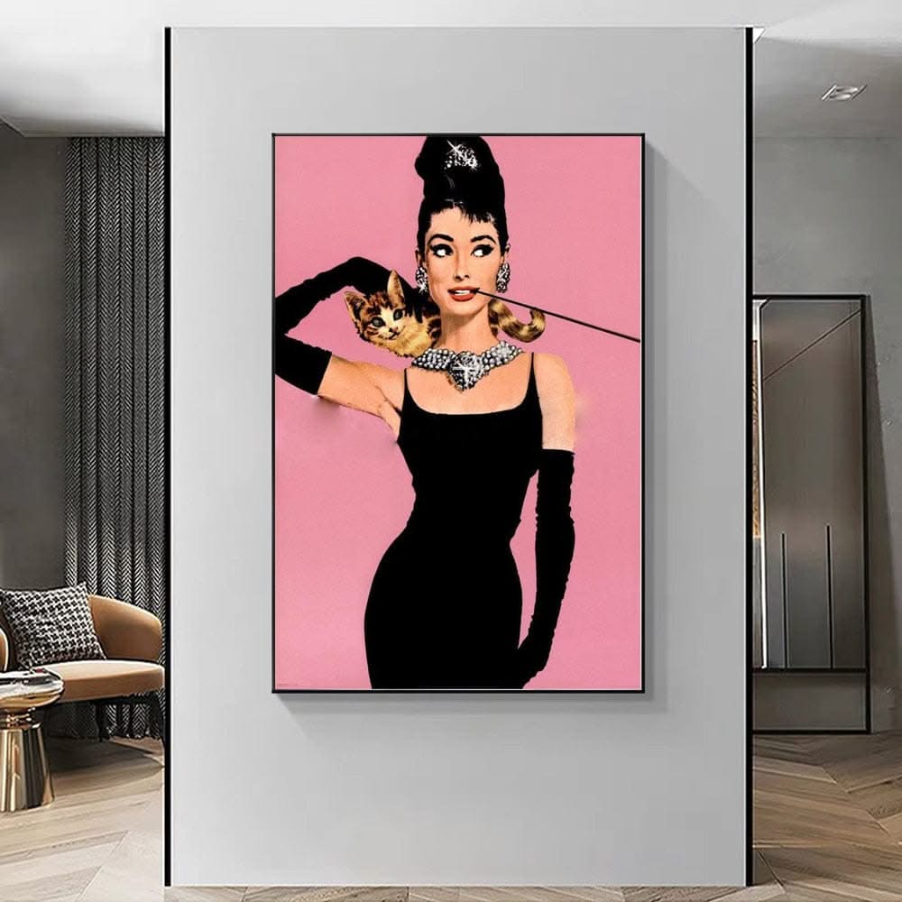 Audrey Hepburn Wall Art - Beauty Deserves a Spot-ChandeliersDecor.com