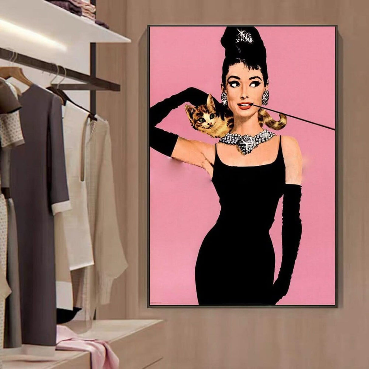 Audrey Hepburn Wall Art - Beauty Deserves a Spot-ChandeliersDecor.com