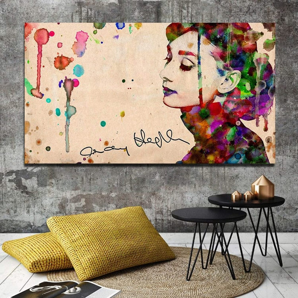 Audrey Hepburn Wall Art - Premium Prints Decor-ChandeliersDecor.com
