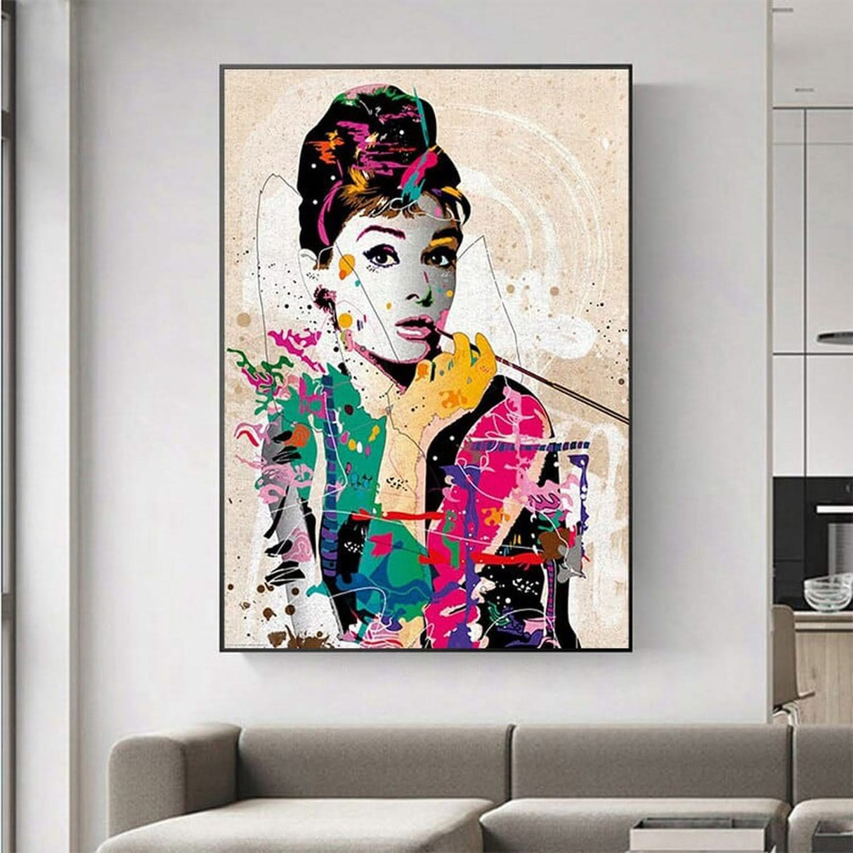 Audrey Hepburn Wall Art - Timeless Elegance-ChandeliersDecor.com