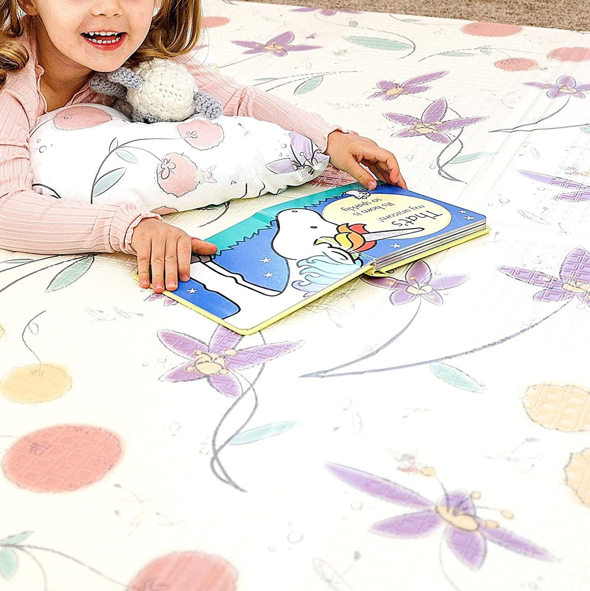 ChandeliersDecor.com-Play Mats-Babies' Floral Play Mats: Blossoming Fun for Little Ones