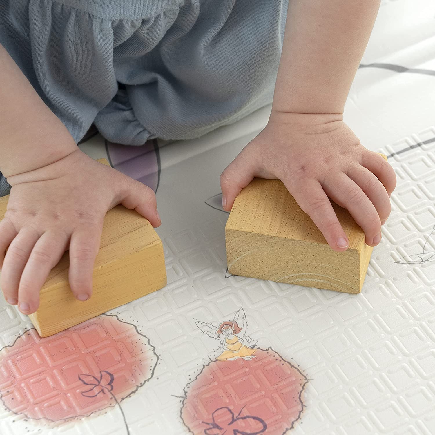 ChandeliersDecor.com-Play Mats-Babies' Floral Play Mats: Blossoming Fun for Little Ones