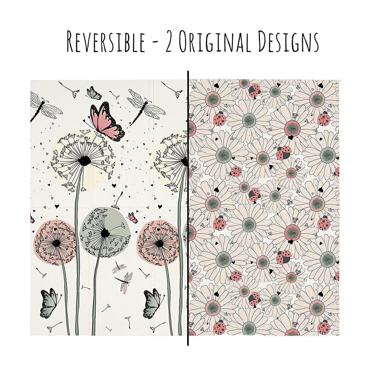 ChandeliersDecor.com-Play Mats-Babies: Flowers and Butterfly Play Mats - Charming Delight!