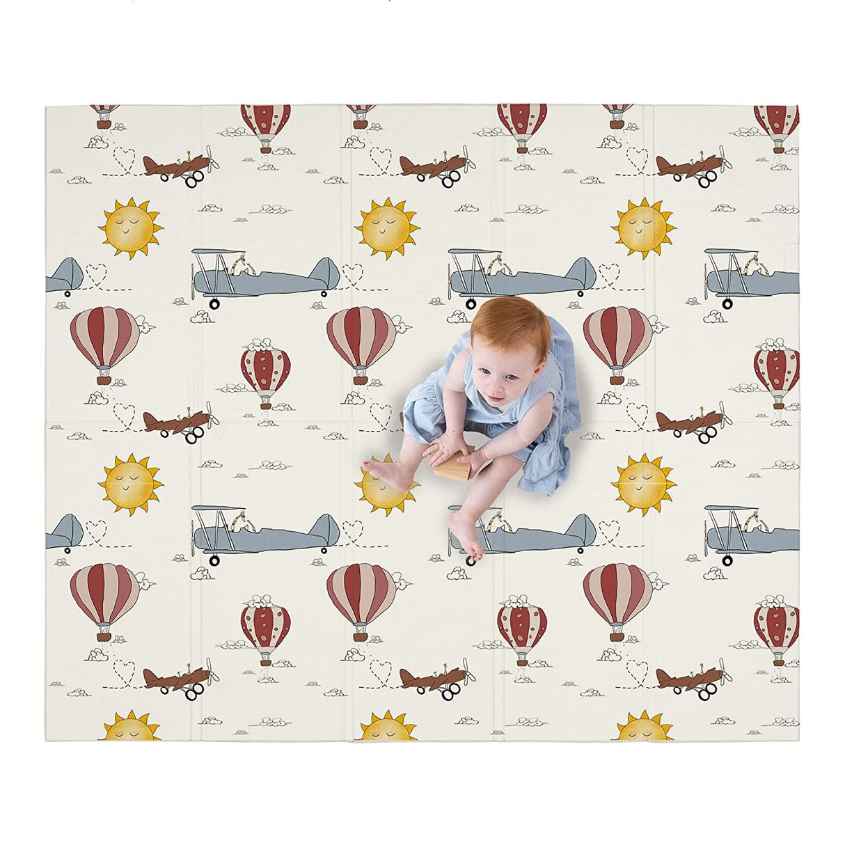 ChandeliersDecor.com-Play Mats-Babies: Planes Play Mat for Fun and Development