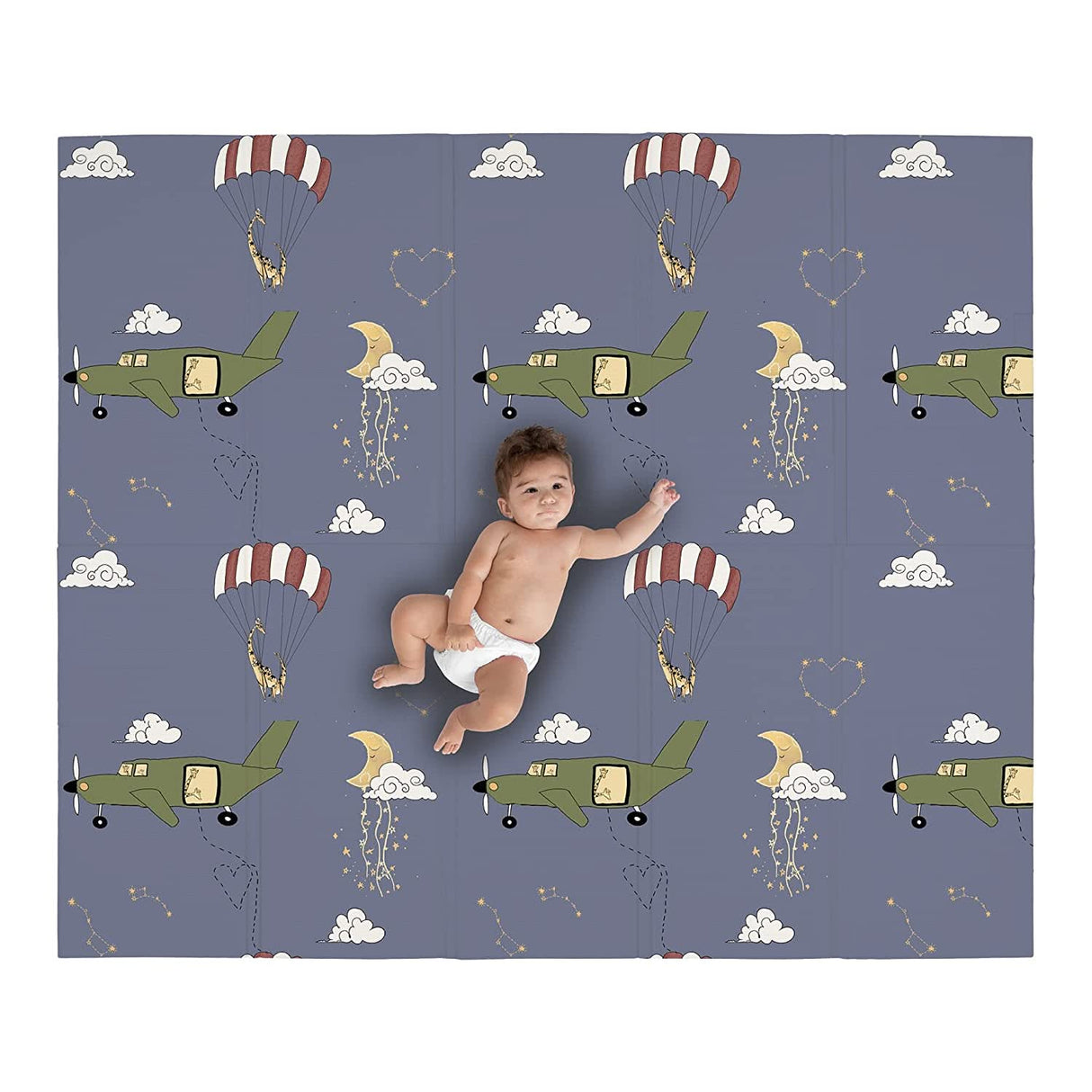 ChandeliersDecor.com-Play Mats-Babies: Planes Play Mat for Fun and Development
