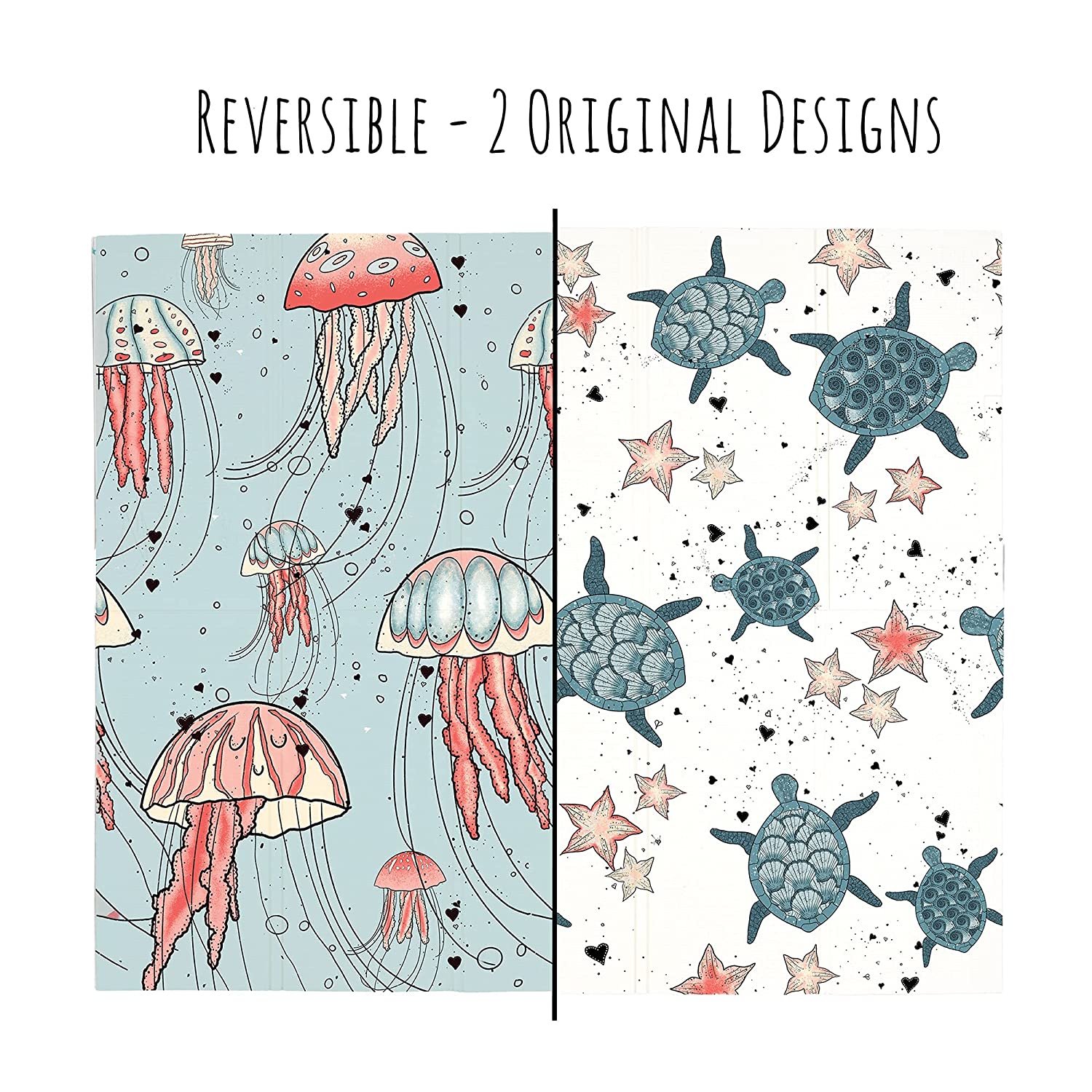 ChandeliersDecor.com-Play Mats-Babies: Sea Creatures Play Mat for Imaginative Fun