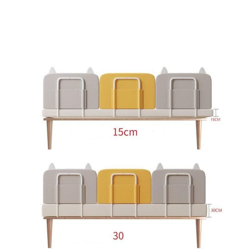 ChandeliersDecor.com-Baby Bed Fence-Baby Bed Rail Guard - 38cm Height Adjustable Anti-collision Rail