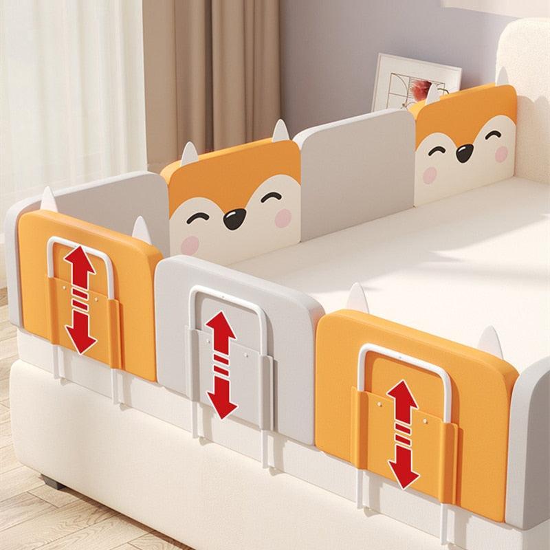 ChandeliersDecor.com-Baby Bed Fence-Baby Bed Rail Guard - 38cm Height Adjustable Anti-collision Rail
