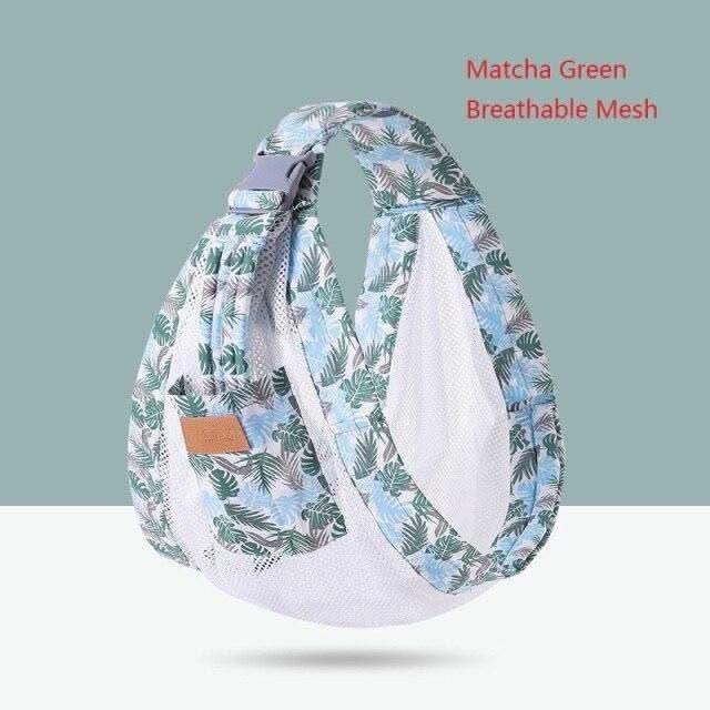 ChandeliersDecor.com-Baby Carrier Wrap with Dual Use - Nursing Mesh Fabric Infant Sling