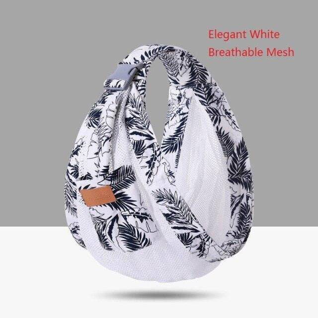 ChandeliersDecor.com-Baby Carrier Wrap with Dual Use - Nursing Mesh Fabric Infant Sling