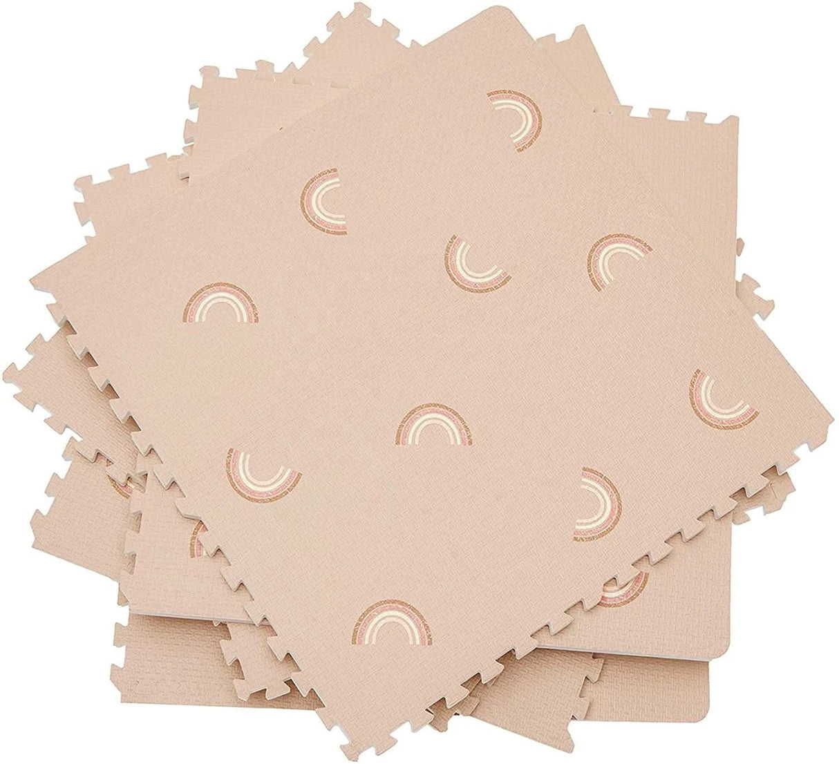 ChandeliersDecor.com-Play Mats-Baby Crawling Rainbow Tiles - Rainbow Play Mat Tiles