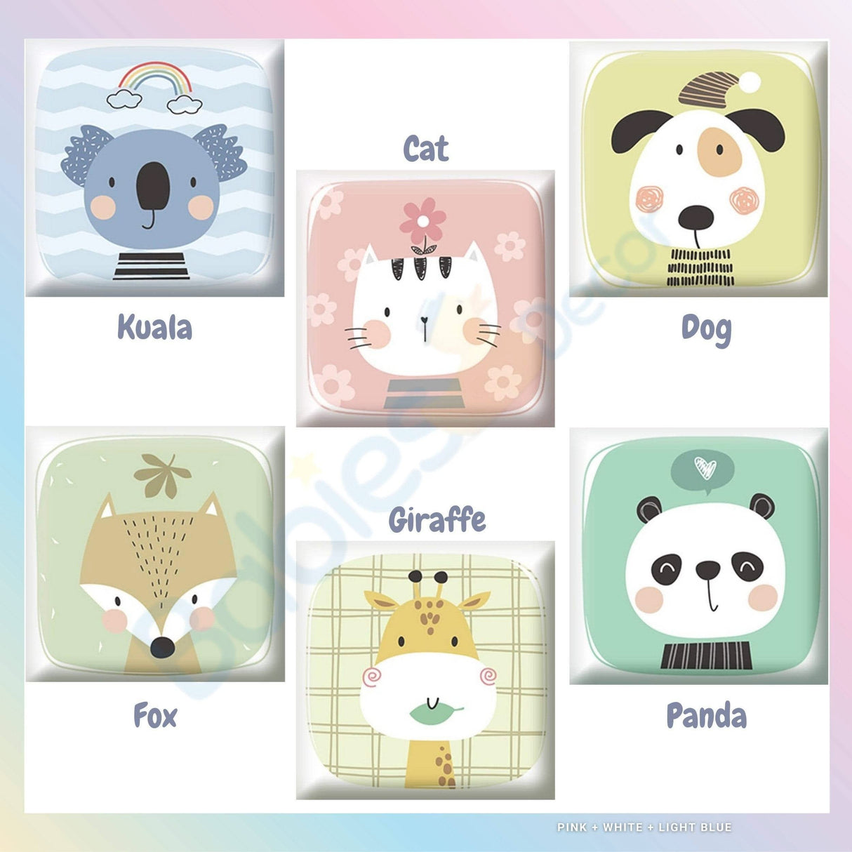 ChandeliersDecor.com-Padded Walls-Baby Farm Animals Kids Wall Padded Safety Cushions