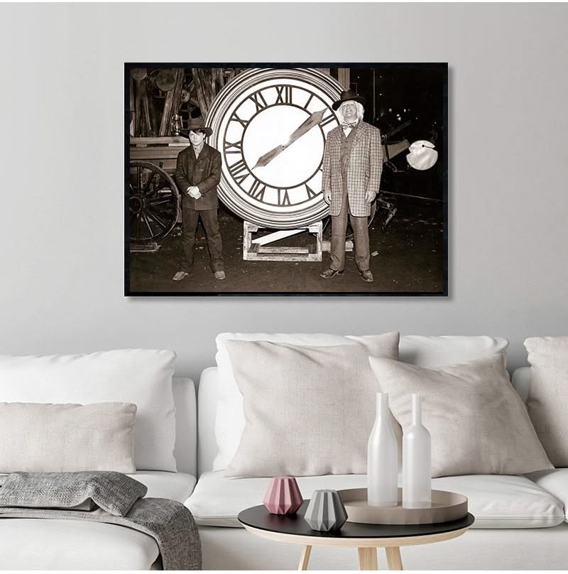 Back to the Future Film Retro Canvas Wall Art-ChandeliersDecor.com