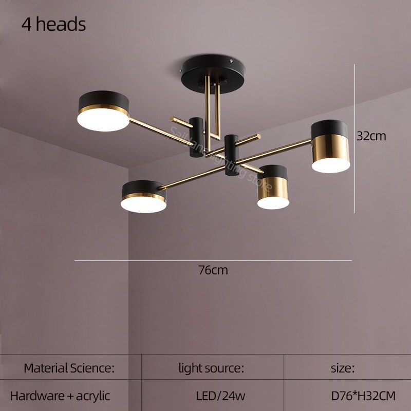 Balance: Sputnik Chandelier – Elegant Lighting Fixture-ChandeliersDecor.com