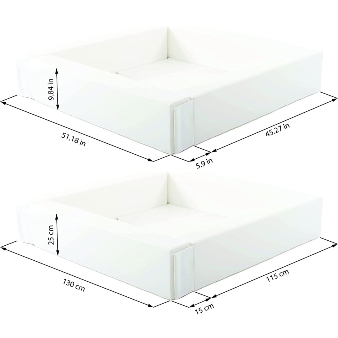 ChandeliersDecor.com-Playpen and Ball Pits-Ball Pool Ball Pit White Soft Play Area | Soft Play Equipment | Activity Toys