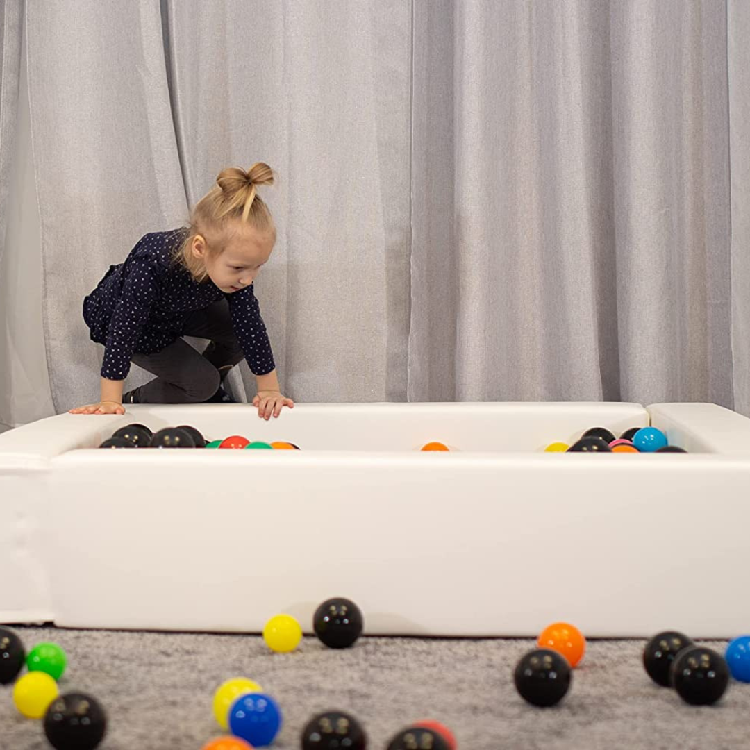 ChandeliersDecor.com-Playpen and Ball Pits-Ball Pool Ball Pit White Soft Play Area | Soft Play Equipment | Activity Toys