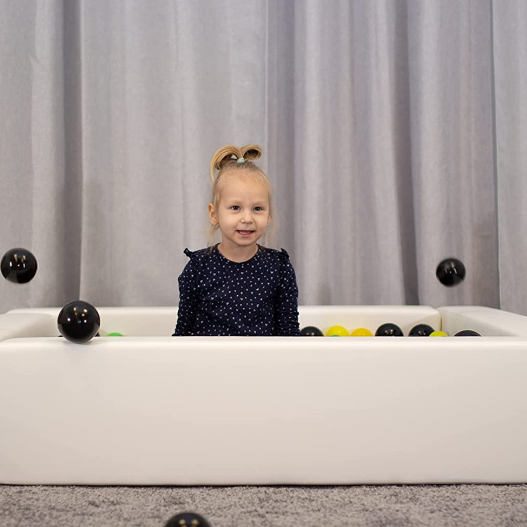 ChandeliersDecor.com-Playpen and Ball Pits-Ball Pool Ball Pit White Soft Play Area | Soft Play Equipment | Activity Toys