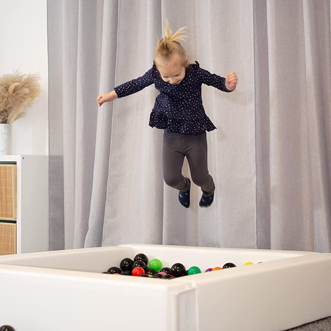 ChandeliersDecor.com-Playpen and Ball Pits-Ball Pool Ball Pit White Soft Play Area | Soft Play Equipment | Activity Toys