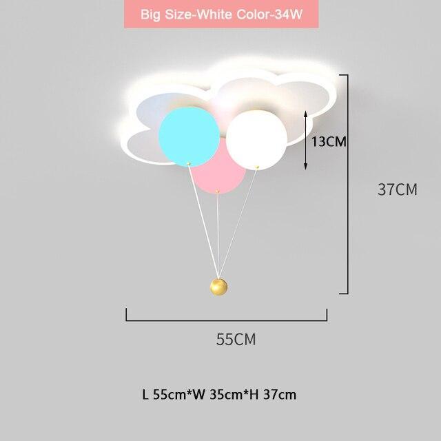 ChandeliersDecor.com-Kids Room Nursery Lighting-Balloons Ceiling Light: Lively and Vibrant Lighting